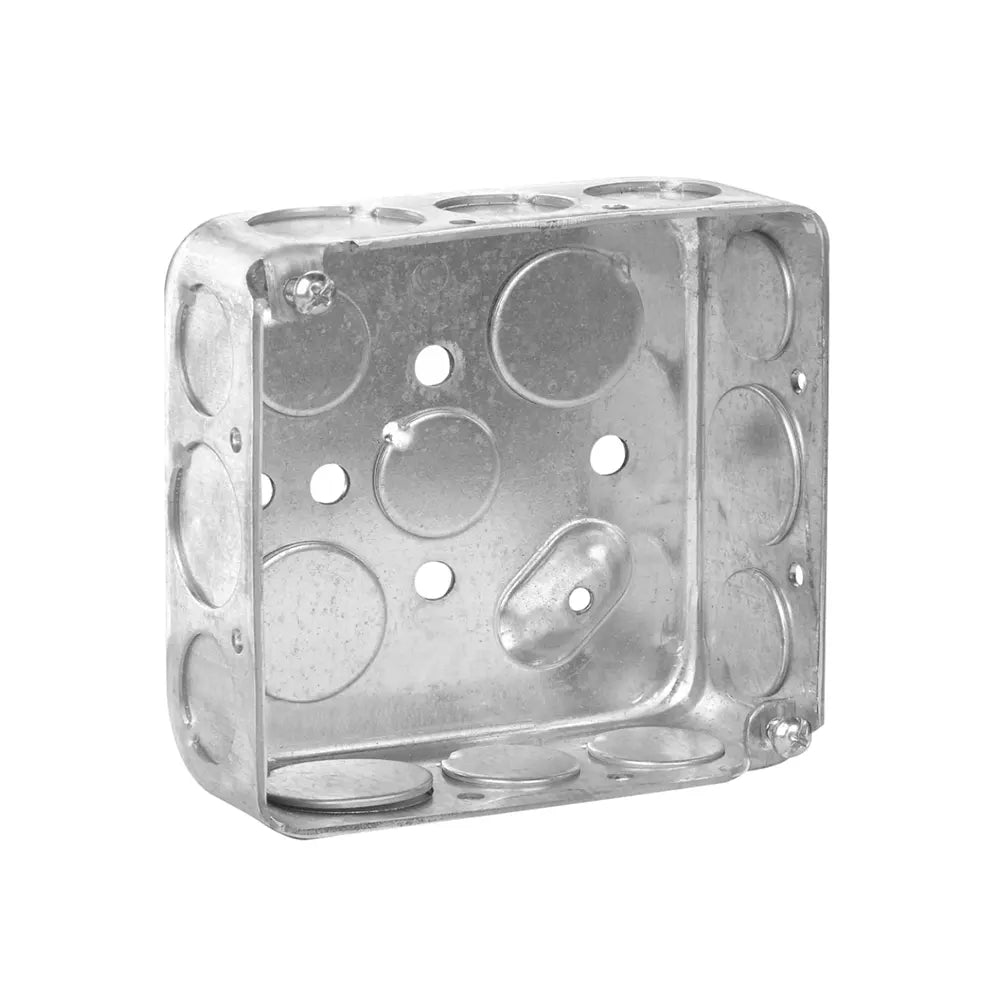 Caja cuadrada galvanizada de 3/4″